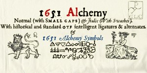 1651 Alchemy Font