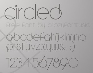 Circled Font