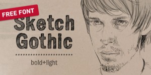 Sketch Gothic font