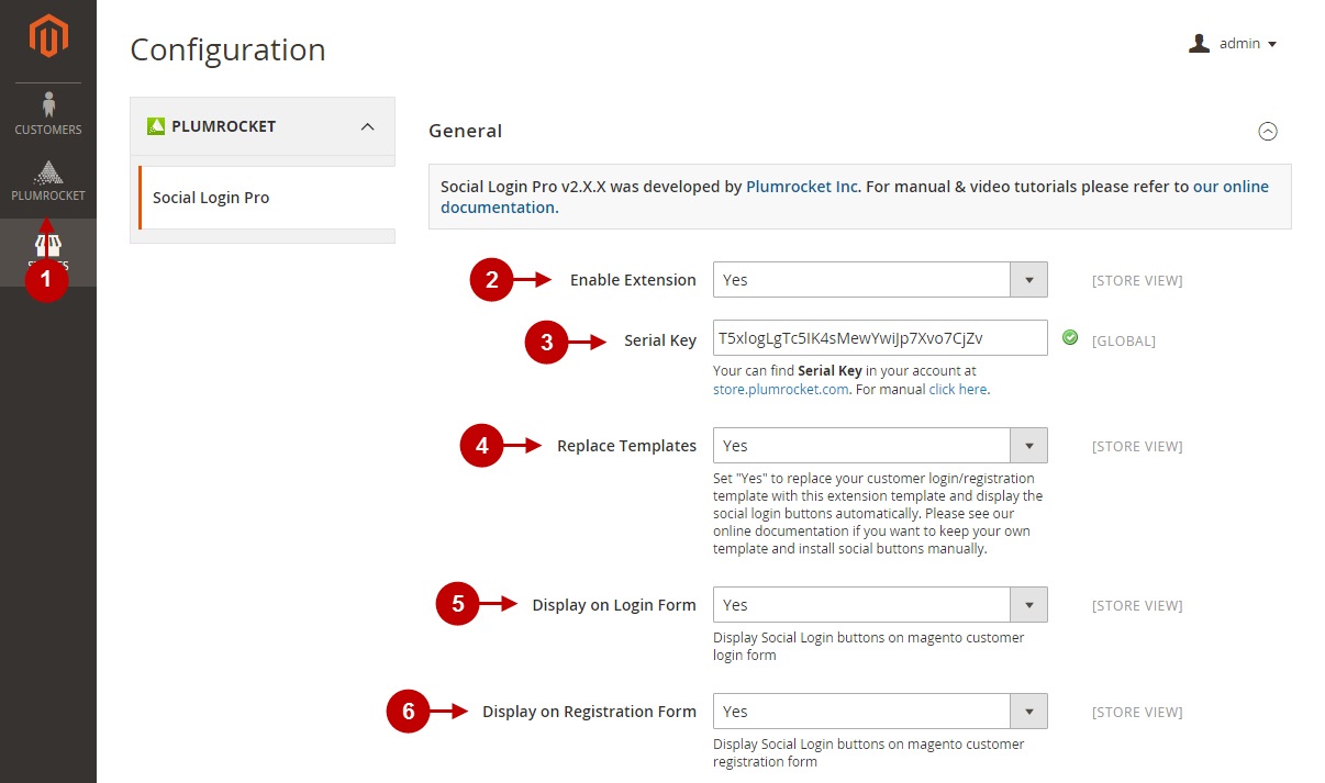 magento 2 social login configuration