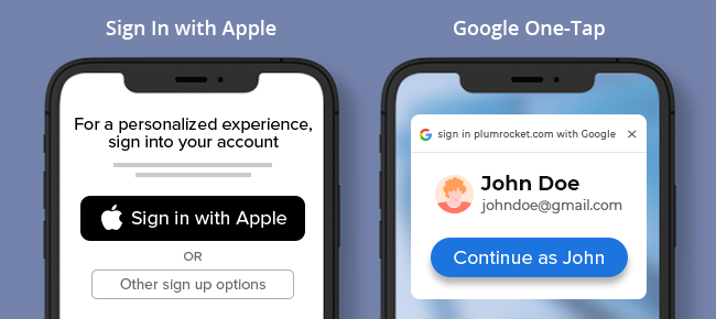 The Benefits of "Google One-Tap Login" & "Sign-in with Apple" in Magento