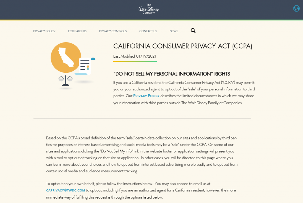 20 Examples of “Do Not Sell My Personal Information” Page Plumrocket Blog