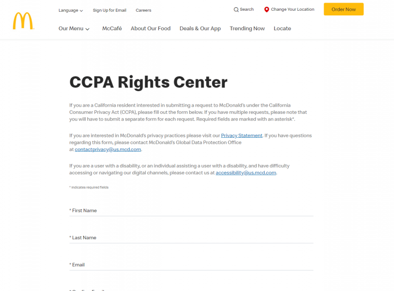 20 Examples of “Do Not Sell My Personal Information” Page Plumrocket Blog