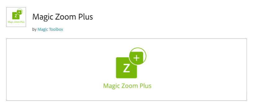 Magento 2 Magic Zoom Plus Extension to optimize for Google Core Web Vitals