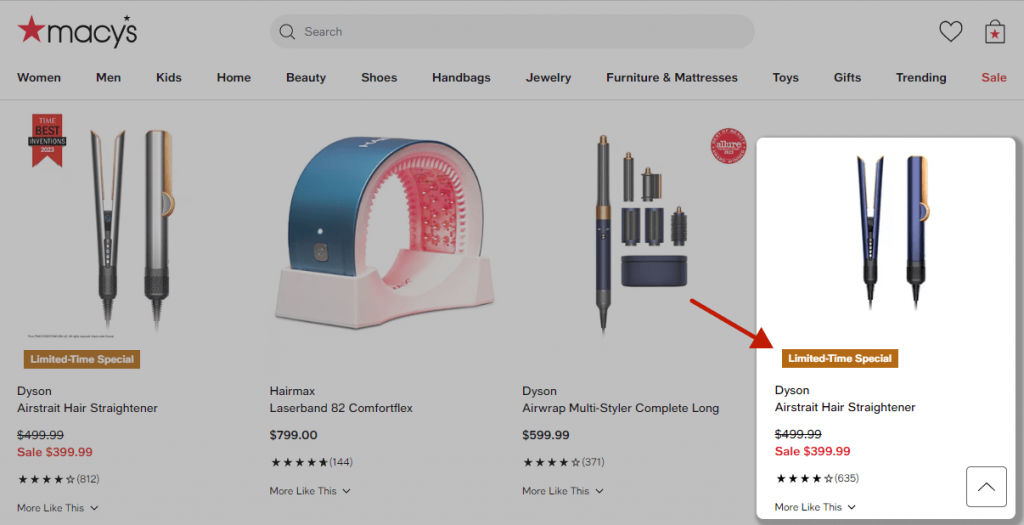 Top Examples of Product Badges from Leading Stores — Limited time deals