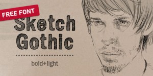 Sketch Gothic font Sketch Gothic font