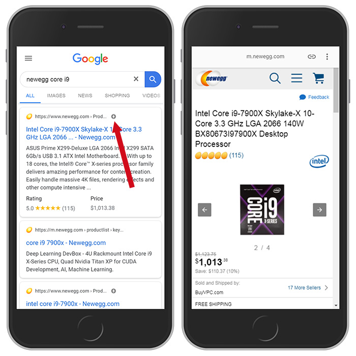 amp on newegg