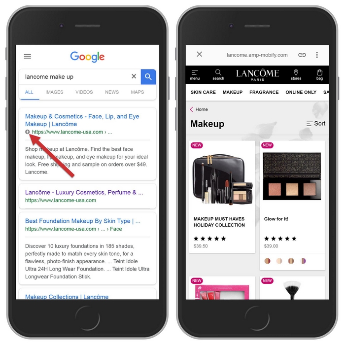 magento on lancome