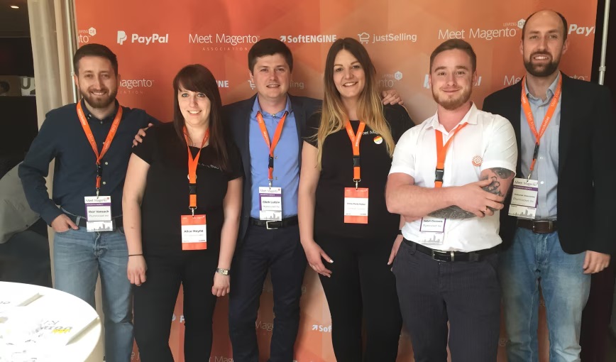 Plumrocket Team at Meet Magento Event