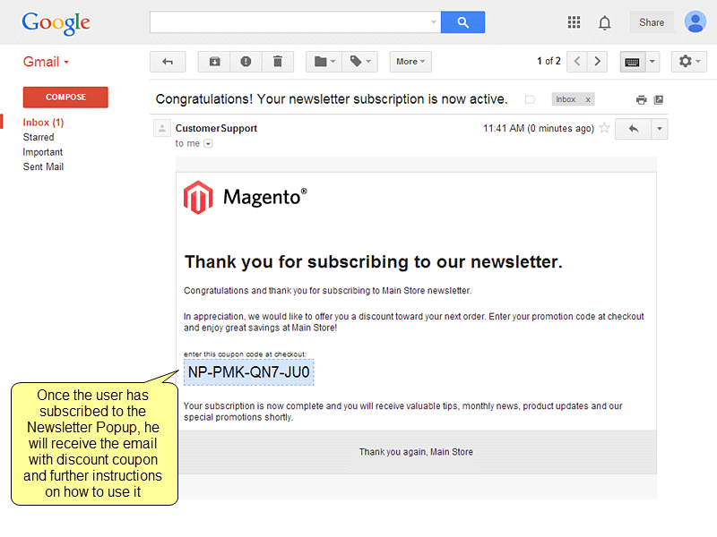 Magento Newsletter Popup v1.x