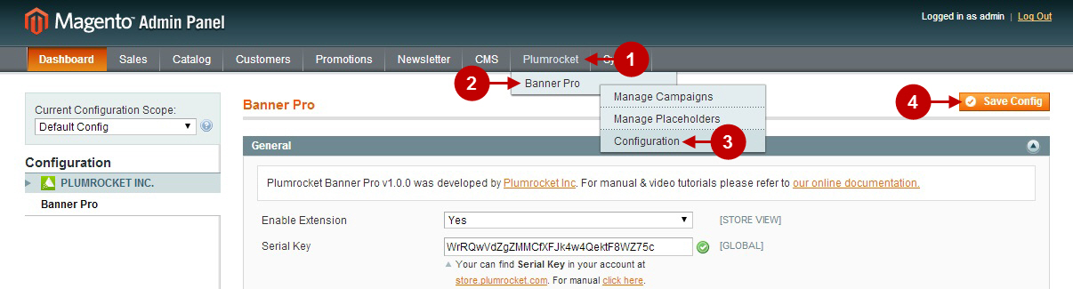 1-magento banner pro uninstall