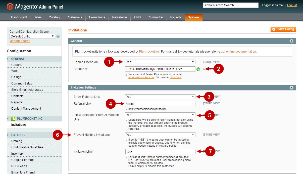 1 magento invitations extension by plumrocket