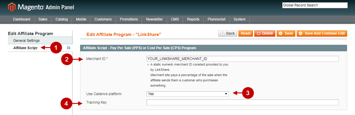 Rakuten LinkShare Pay Per Sale Program affiliate magento extension