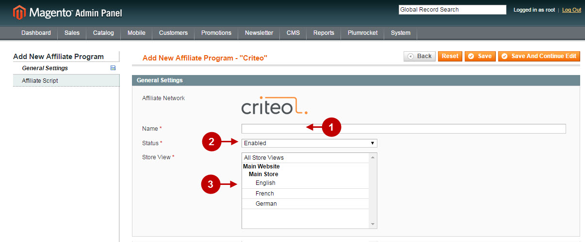 2 affiliate programs by plumrocket criteo