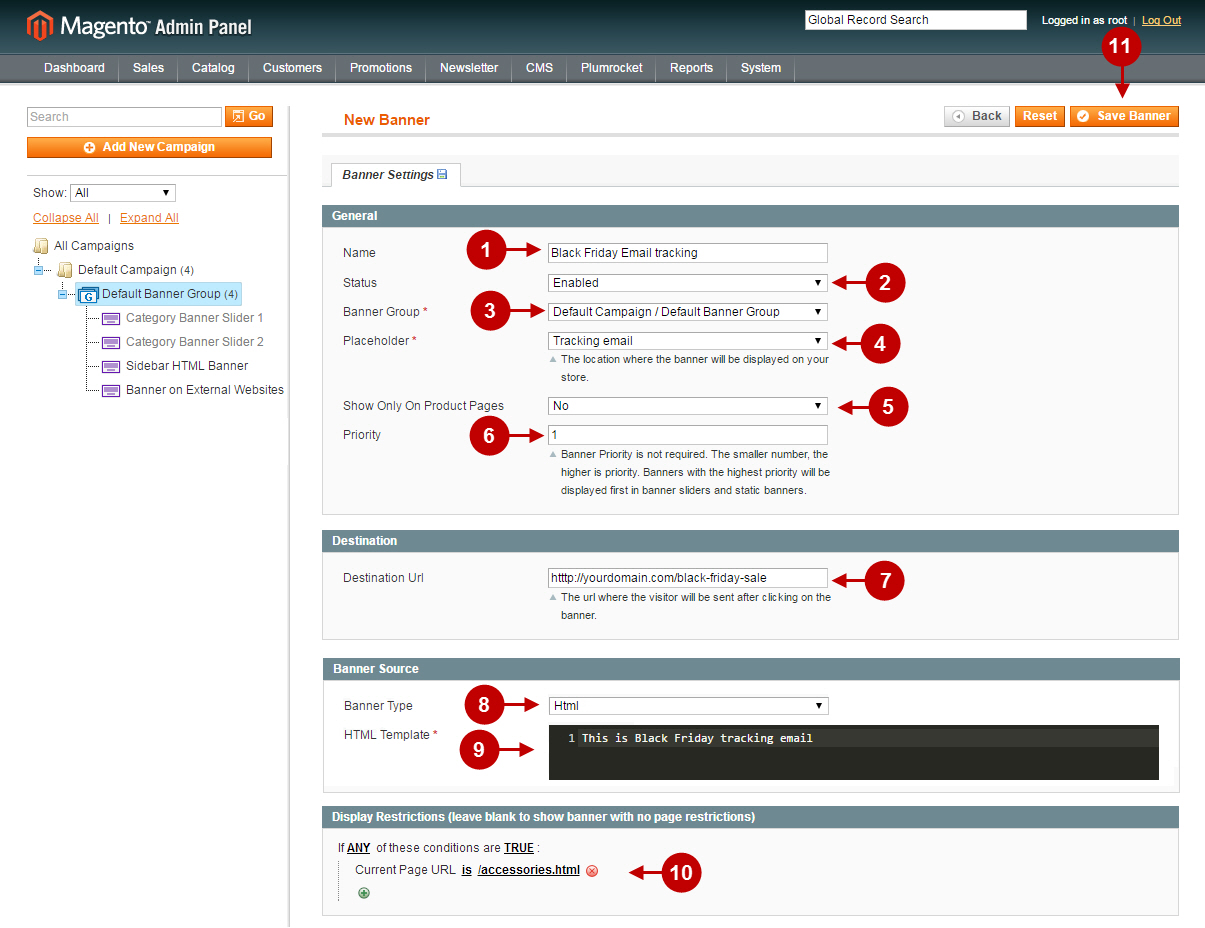 2 magento banner pro tracking url functionality v1