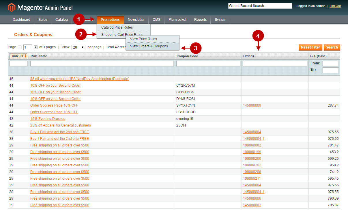 5 magento advanced promotions orders-coupons