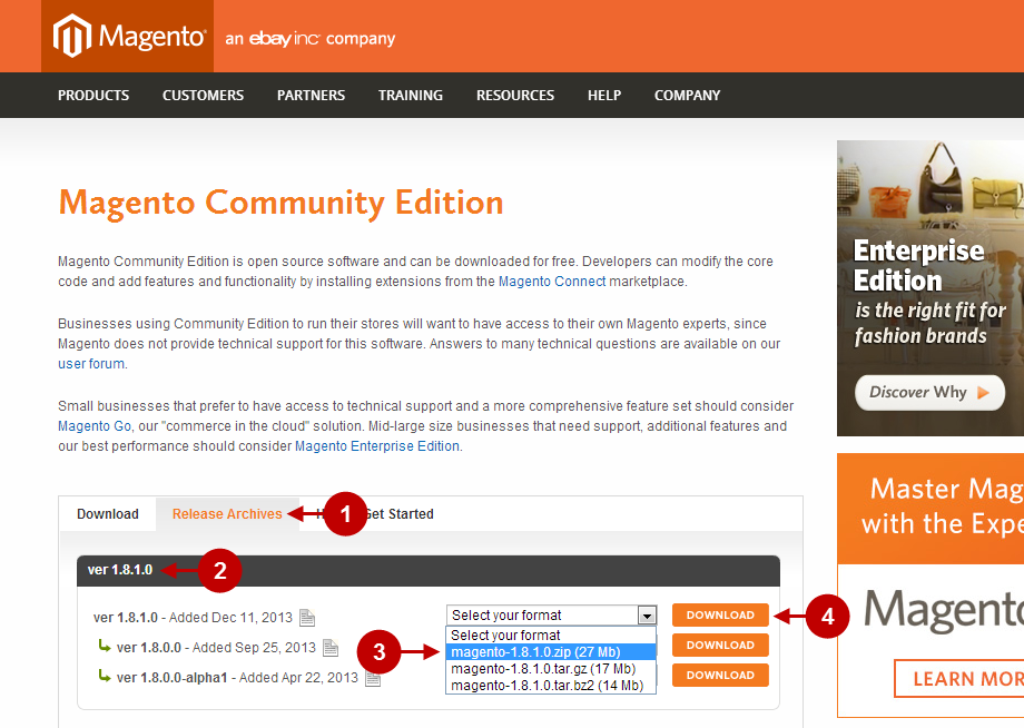 Download-magento