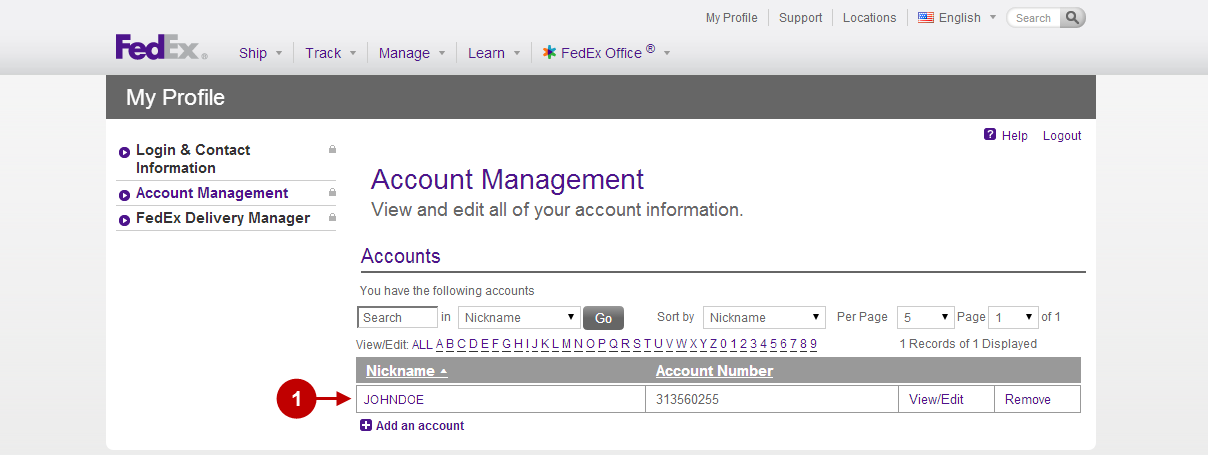 How to register FedEx Account - Plumrocket Documentation