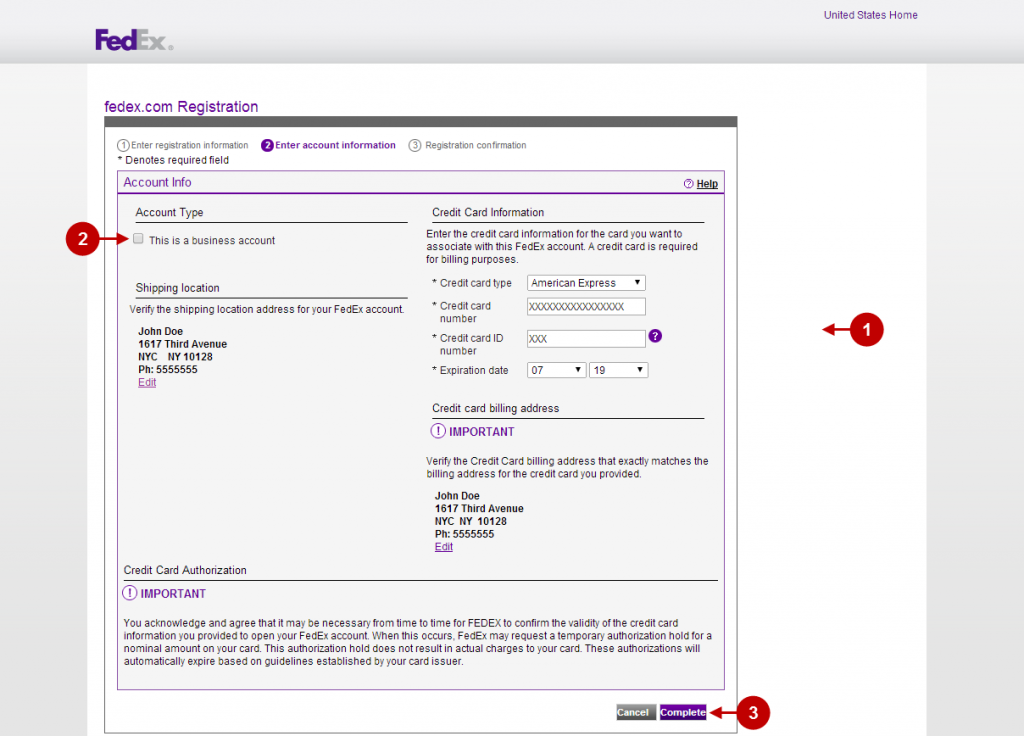 fedex billing customer service