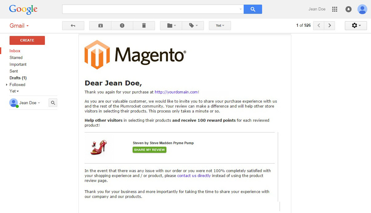 Magento advanced reviews and reminders v1 conf14.jpg