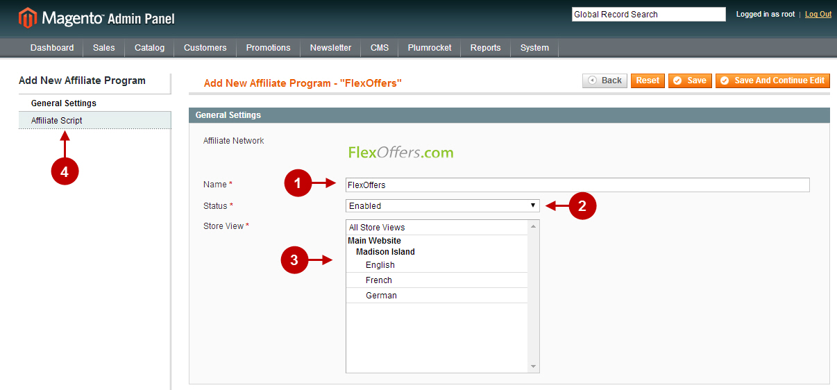 Magento affiliate program flexoffers 2