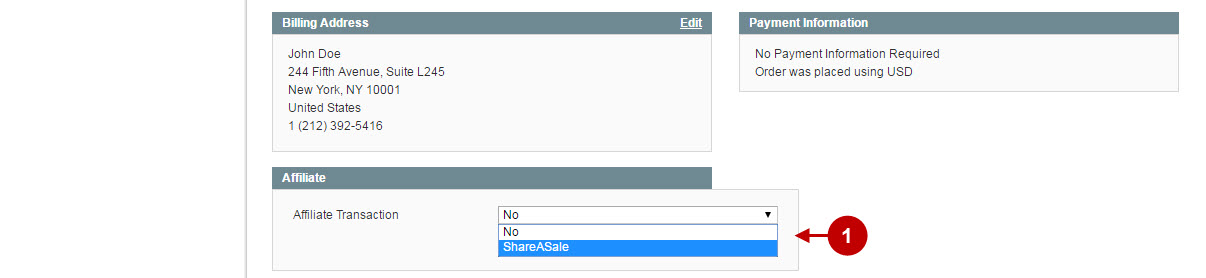 Magento affiliate programs affilate transaction