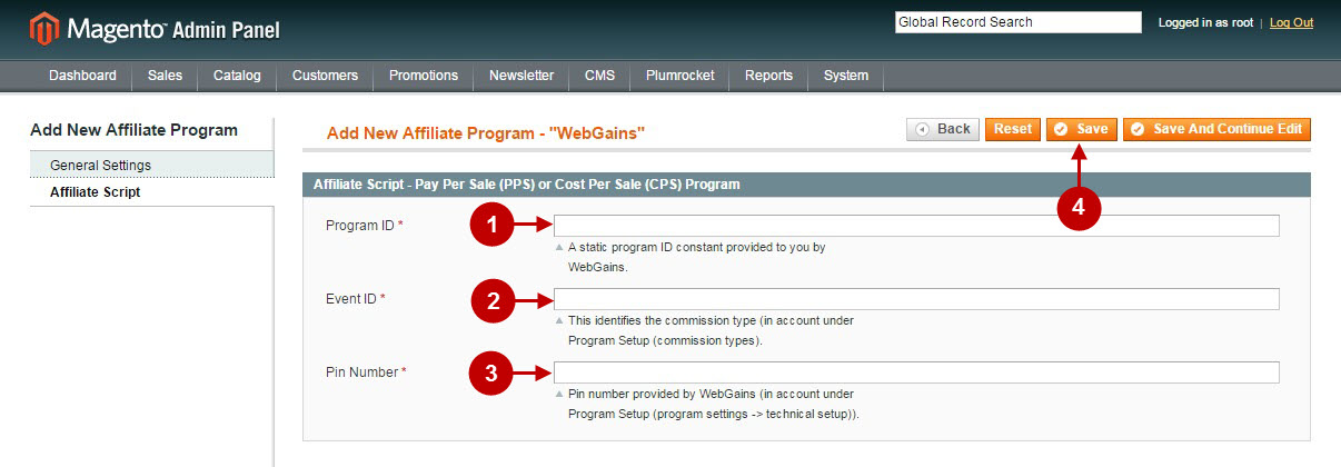 Magento affiliate programs webgains v1 conf3