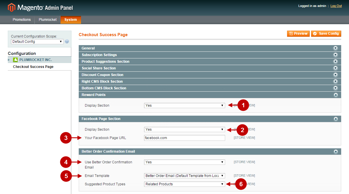 Magento checkout success page configurations 2.jpg