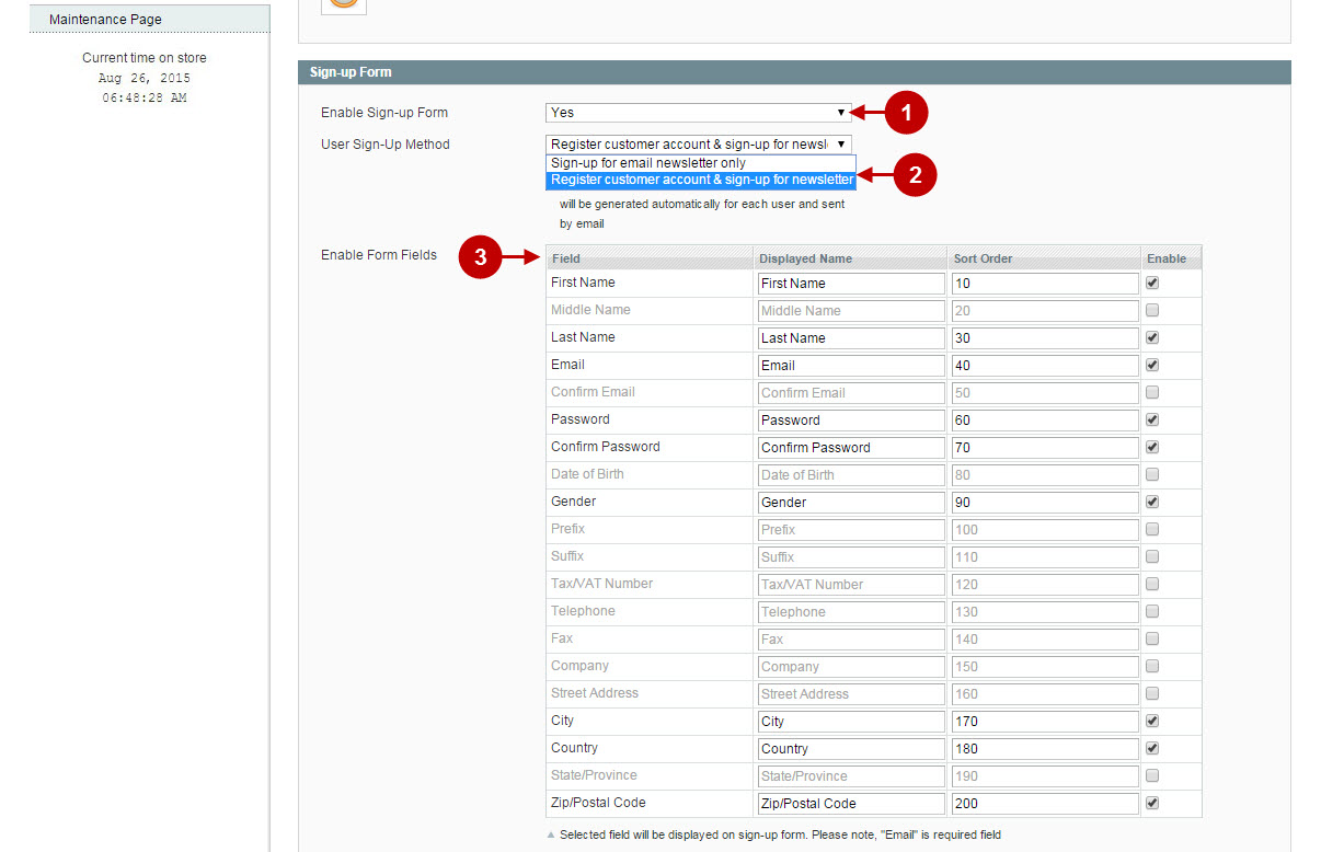 Magento coming soon and maintenance page conf5