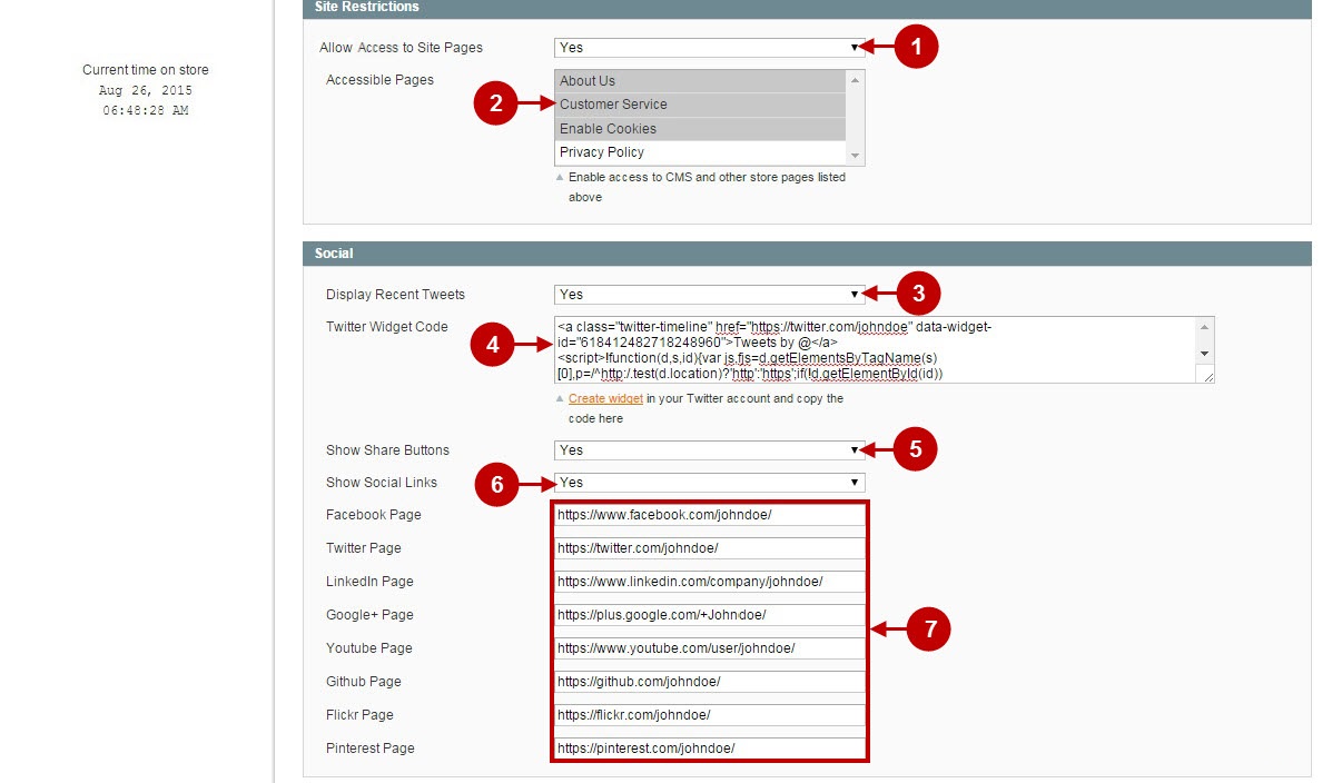 Magento coming soon and maintenance page conf8