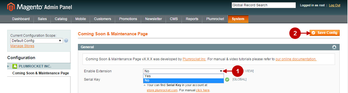 Magento coming soon and maintenance page un2