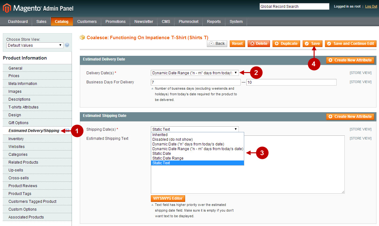 How to Configure Magento Estimated Delivery Date Extension v1.x