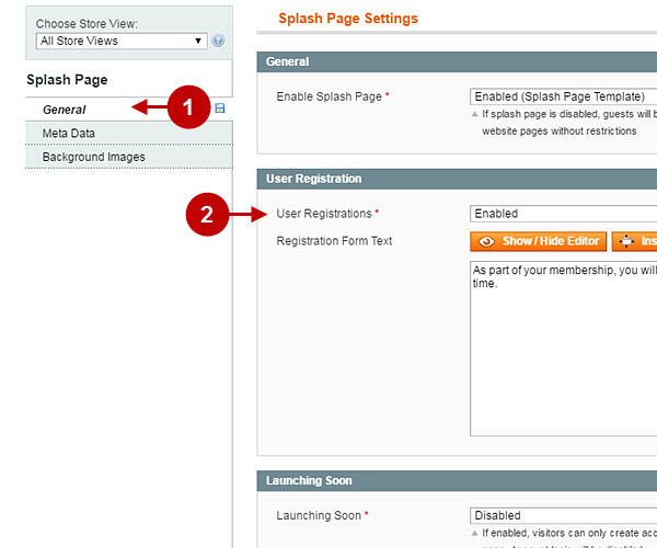 Magento private and flash sales user registration enabled