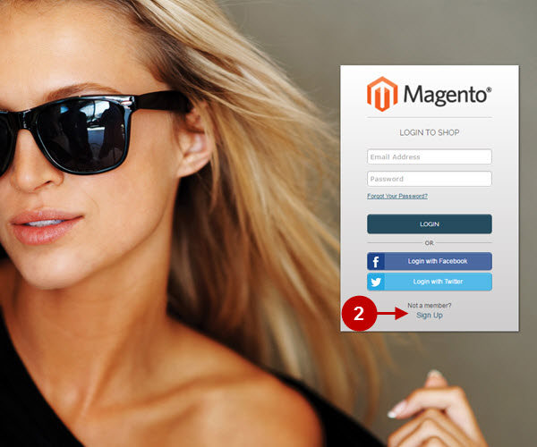 Magento private sales flash sales extension enabled user registation