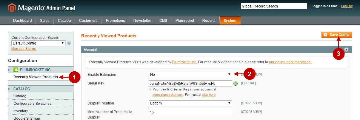 Magento recently viewed products uninstall2.jpeg