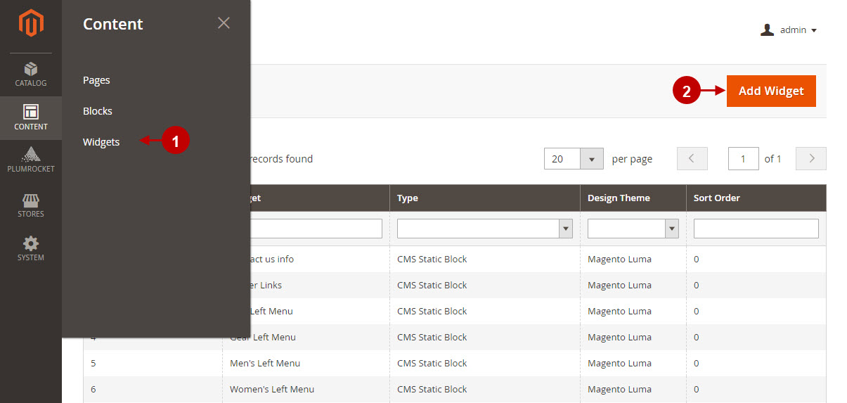 Magento 2 AMP extension Adding AMP Widgets 1.png