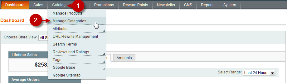 Managing Categories