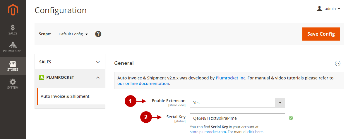 magento 2 auto invoice and shippment extension configuration.jpg