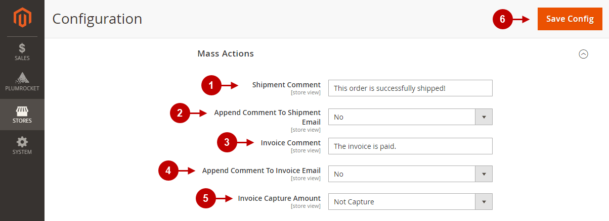 magento 2 auto invoice and shippment extension configuration mass actions.jpg
