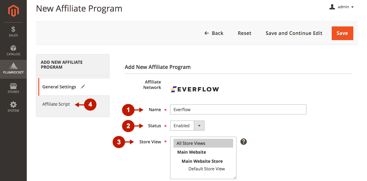 magento 2 affiliate programs extension everflow configuration 3