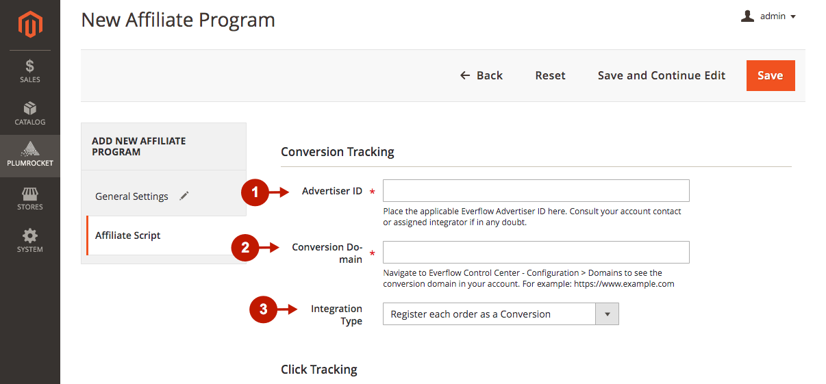 magento 2 affiliate programs extension everflow configuration 4