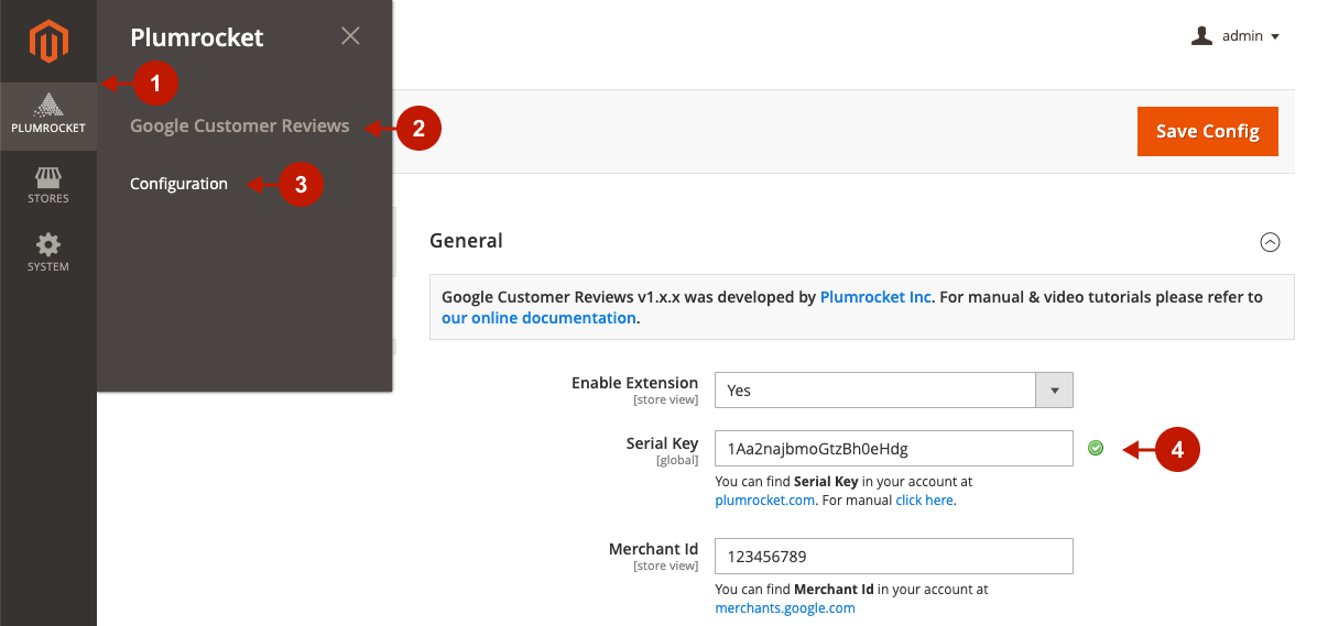 Magneto 2 Google Cusstomer Reviews Extension installation