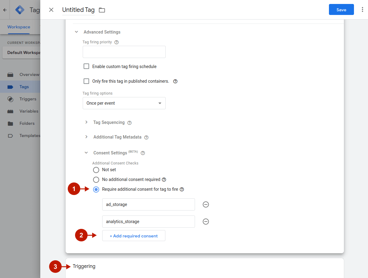 How to create GTM tags (Google Consent Mode) - 4