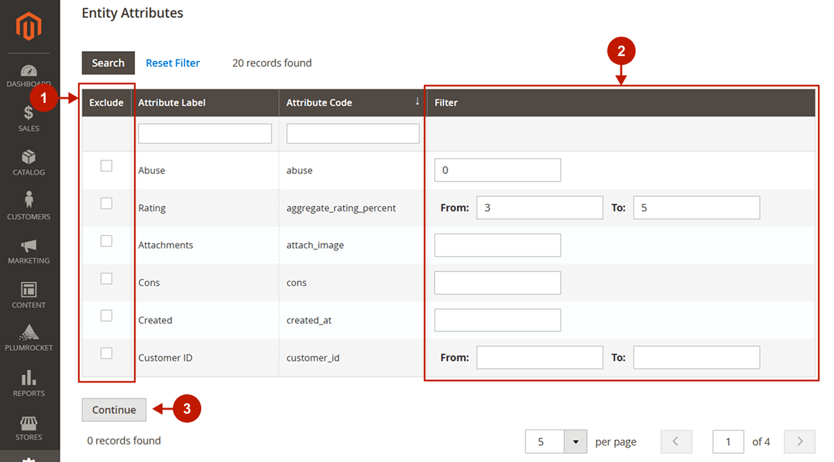 Magento 2 Import and Export product reviews 4