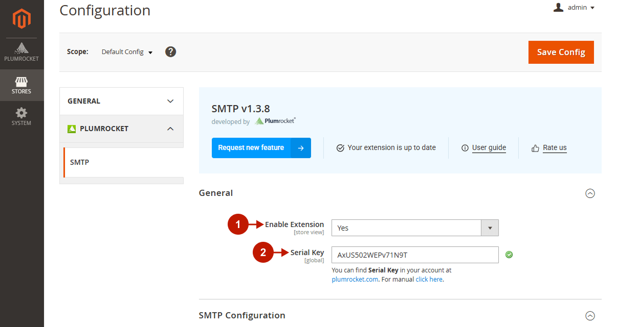 magento 2 smtp extension configuration 1