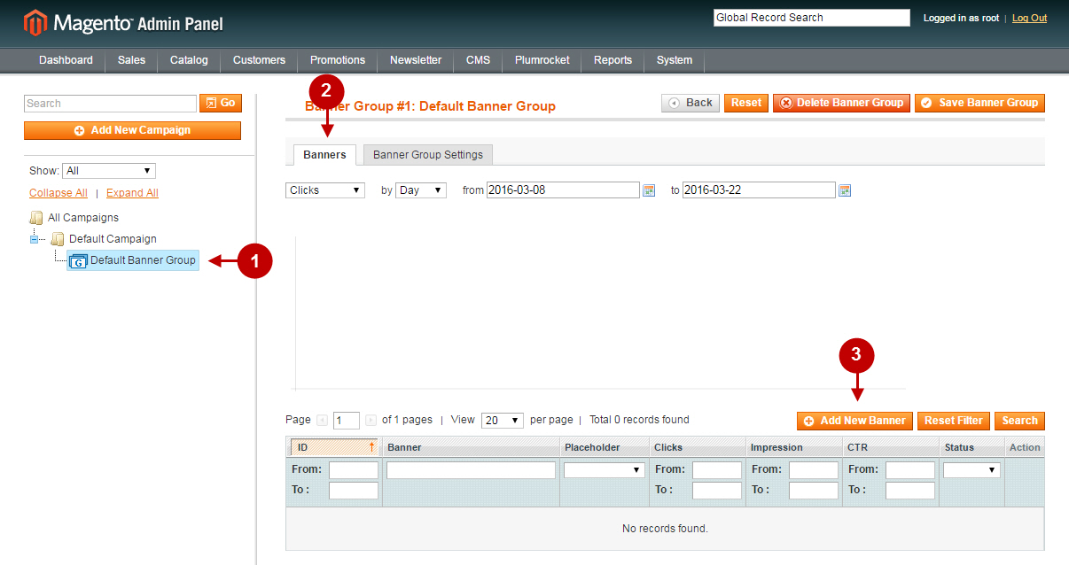 Creating Static Image Banner - Plumrocket Documentation