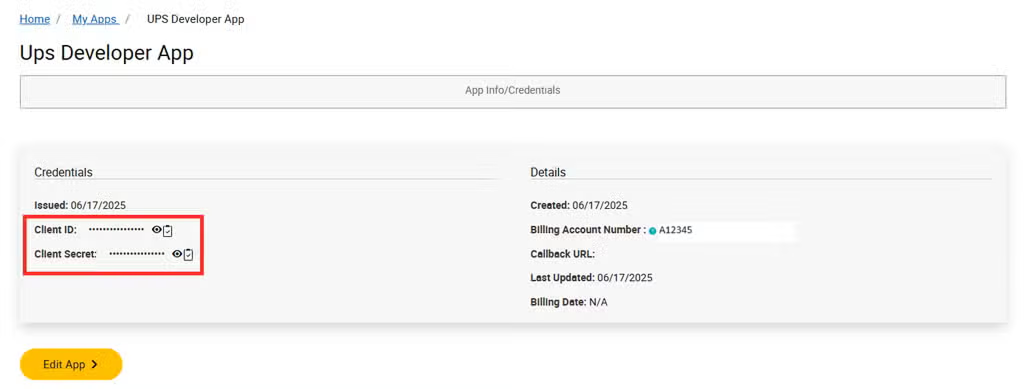How to Request UPS API Credentials