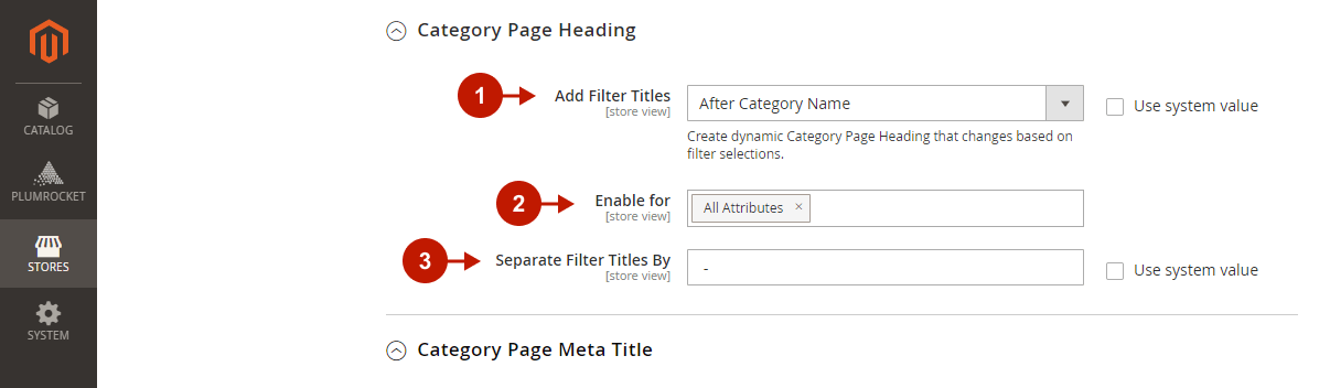 Magento 2 Layered Navigation Extension - Pro - Category Page Heading