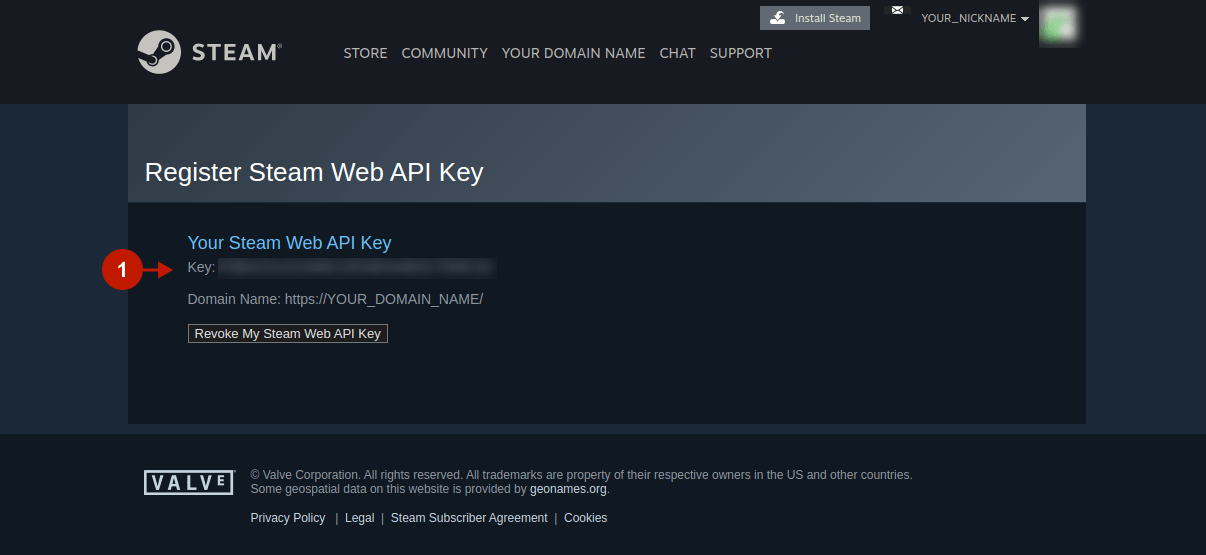 Register Steam Web Api Key 2