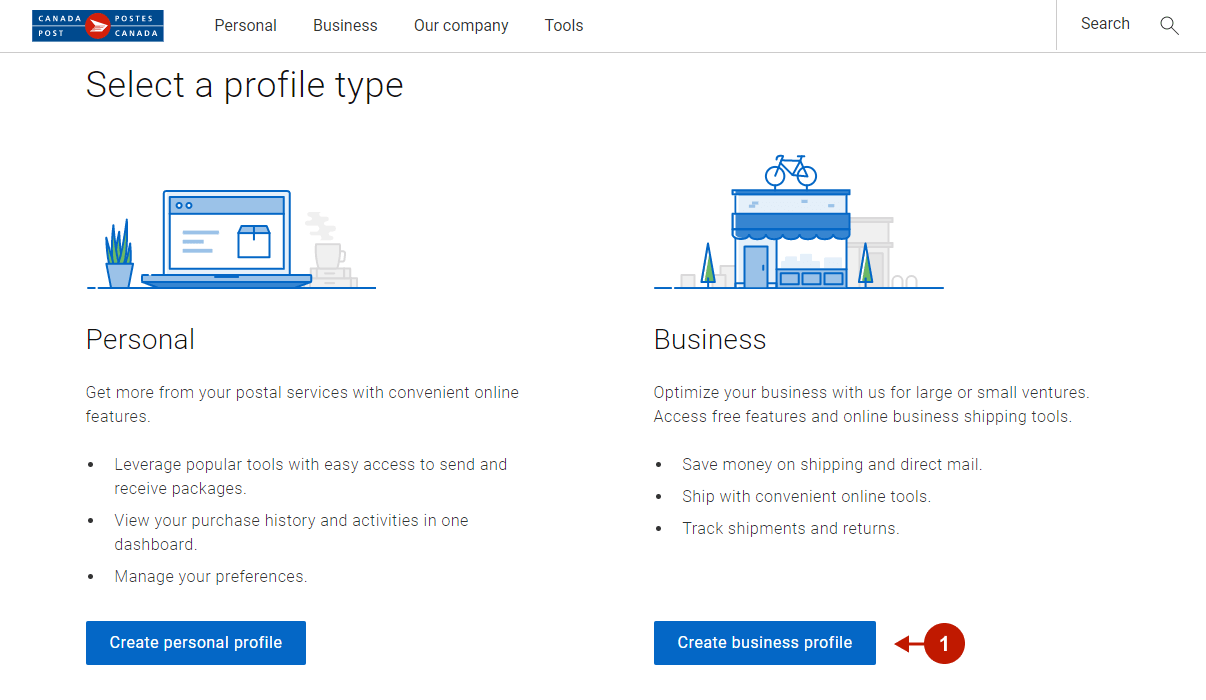 Magento 2 Canada Post Shipping Tracking Integration - Registering Business Account - 1